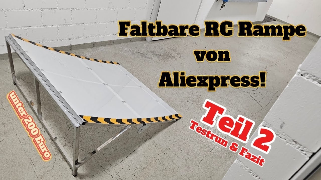 Faltbare RC Rampe von Aliexpress unter 200 Euro im Test (Teil 2)