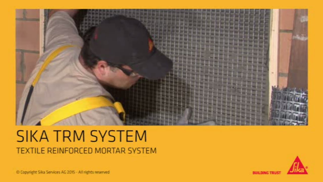 Sika TRM System, Textile Reinforced Mortar System