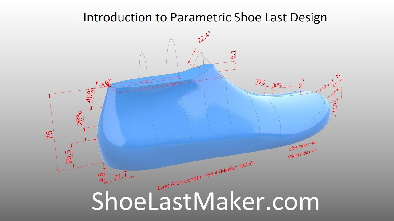 3DShoemaker: Introduction to A Fully Parametric Shoe Last Design Software