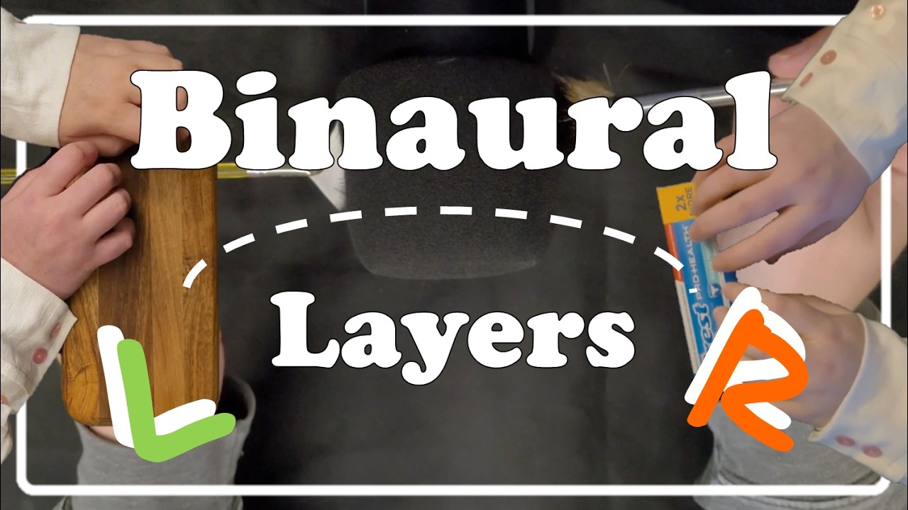 ASMR | Overlapping Triggers for Sleep | Binaural | No Talking