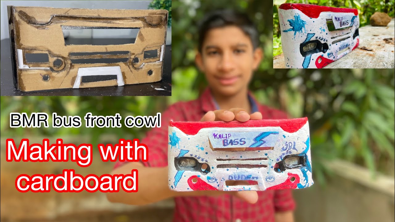BMR bus front Cowl making video|Ameens craft