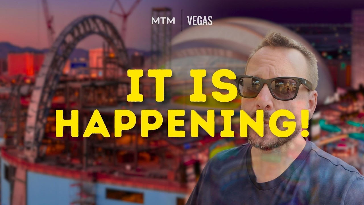 The Best Views of the Vegas A's Ballpark Site (Summer 2026 Tour) + OYO, Trams & A Worthy Detour!