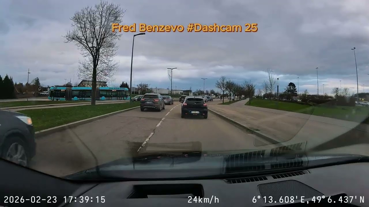 Fred BenZevo - DashCam 25 - Nouvelle ann&eacute;e, nouvelle dashcam A810 de 70mai #70mai  #metz  #benzevo