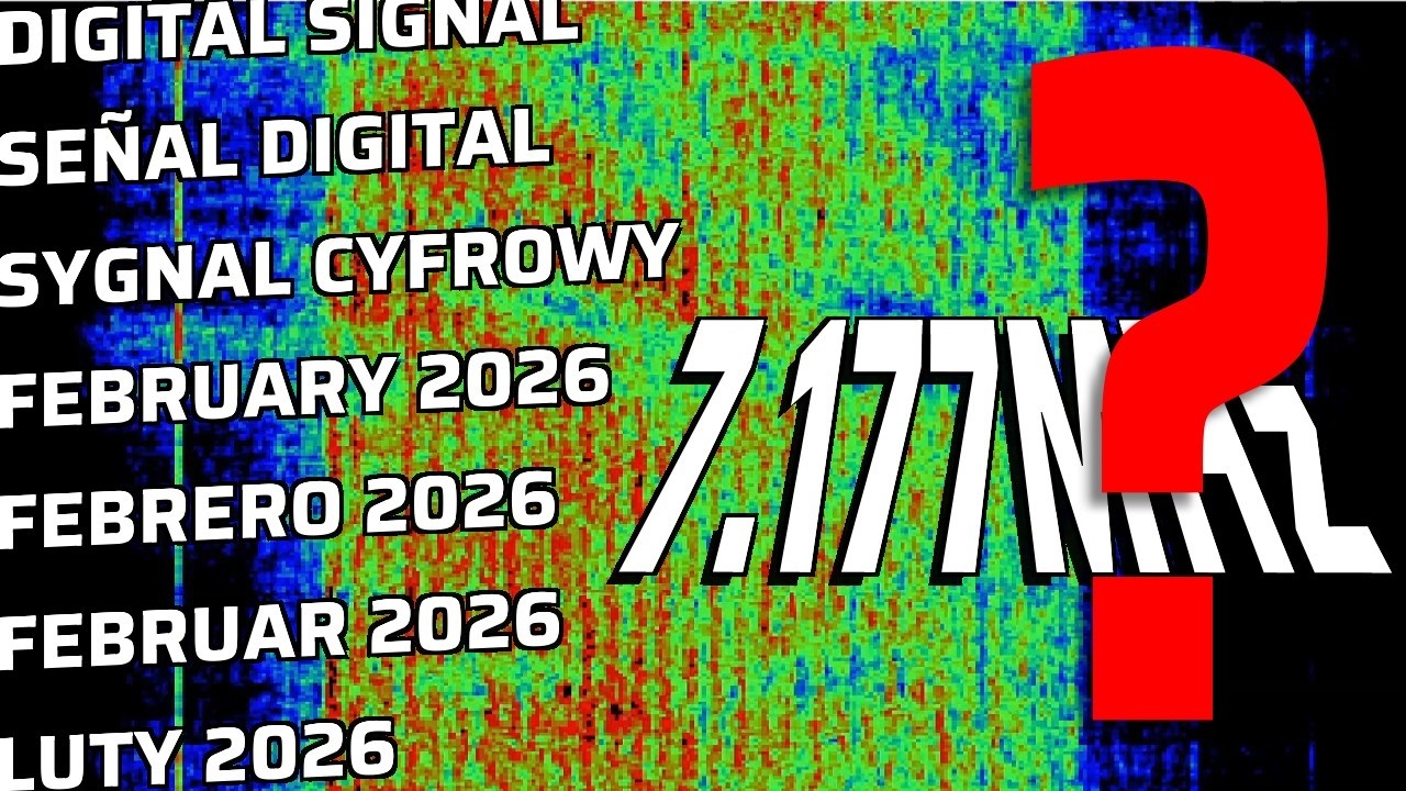 7.177MHz DIGITAL SIGNAL DECEMBER 2025, SEÑAL DIGITAL DICIEMBRE 2025,  SYGNAŁ CYFROWY GRUDZIEŃ 2025