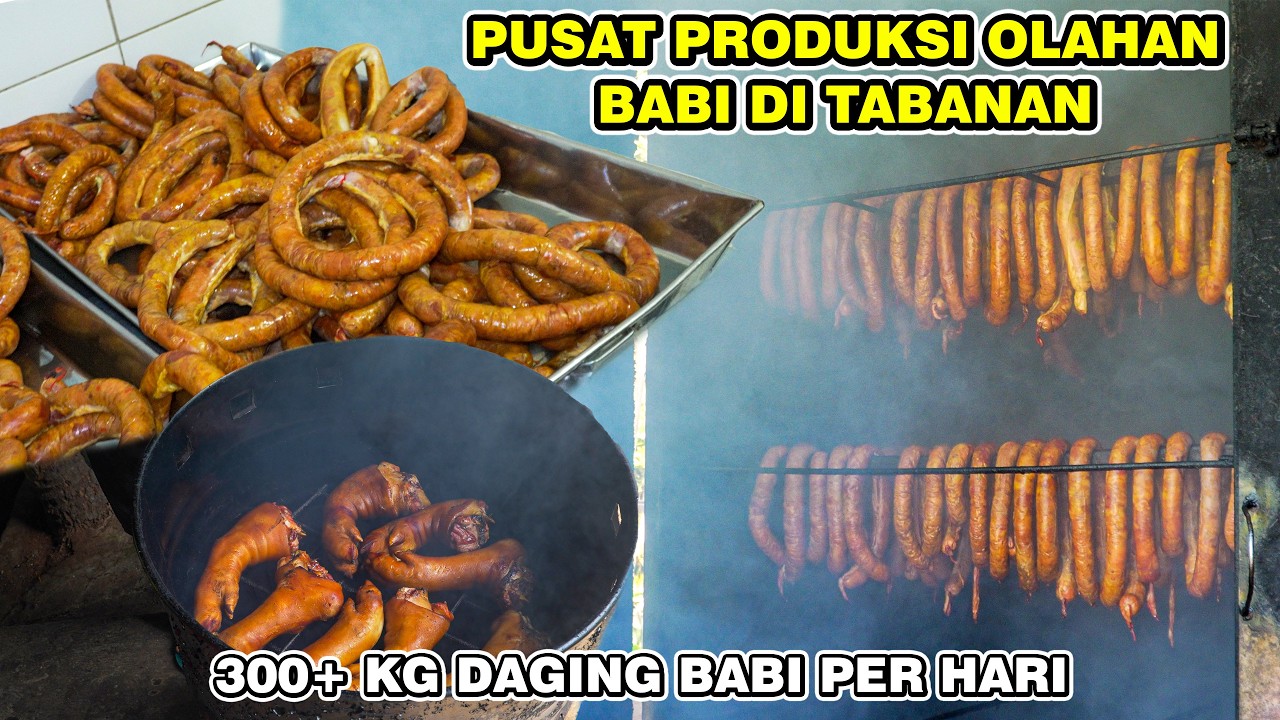 PUSAT PRODUKSI OLAHAN BABI WARUNG NANANG TABANAN ‼️300+ DAGING BABI / HARI 🔥 UD. BAGUS MUPU