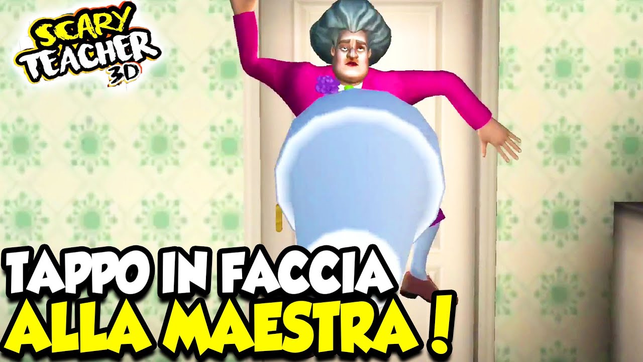 TAPPO DI SUGHERO IN FACCIA ALLA MAESTRA! - Scary Teacher - Android - (Salvo Pimpo's)