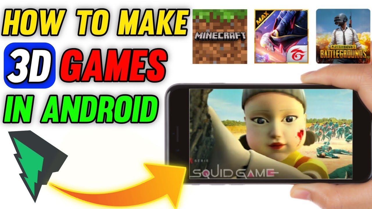 How to make games like Squid Game || how to make games in Android || create your own games
