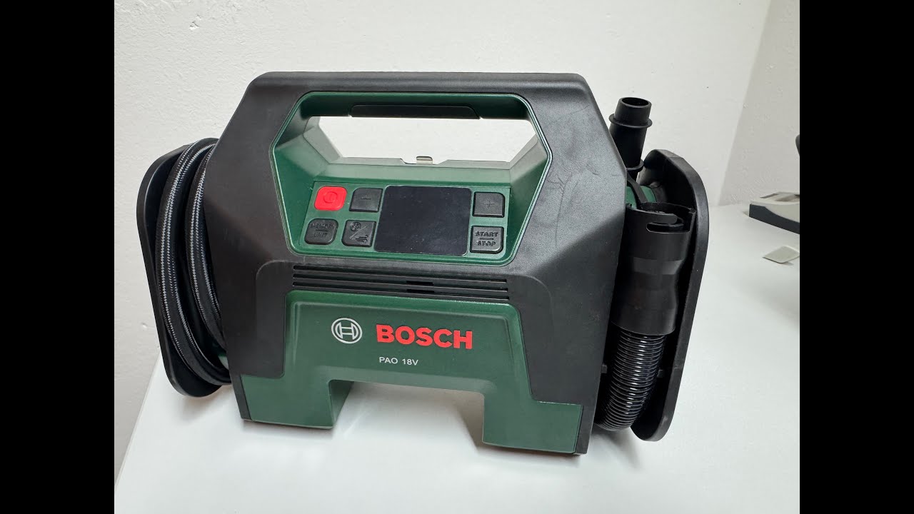 Bosch PAO 18V neuer Kompressor von Bosch grün unboxing