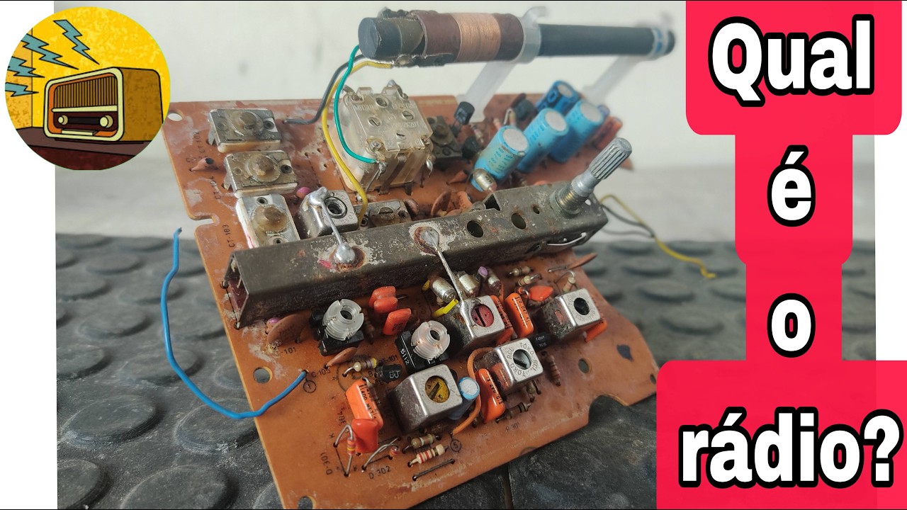 Rádio achado na rua