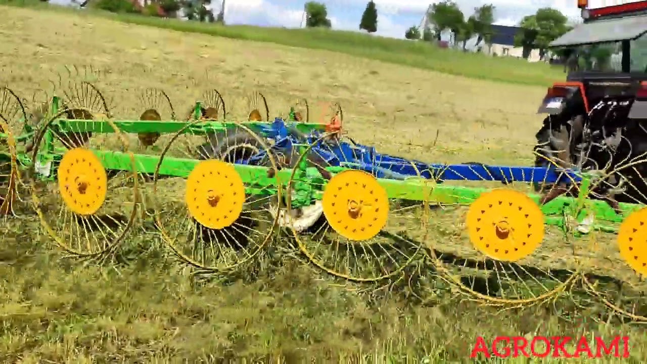🚜Test zgrabiarki V Rake🚜🚜Ursus c360 turbo w akcji🚜