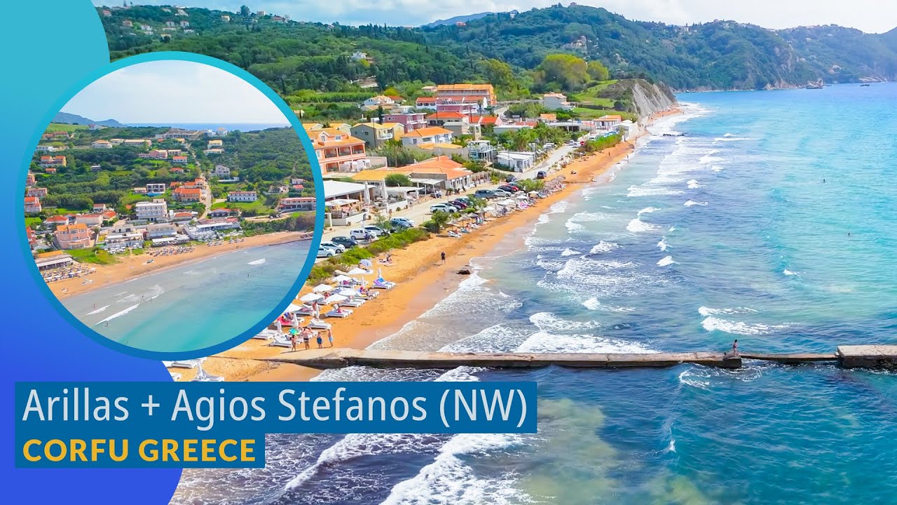 Arillas & Agios Stefanos (NW) Beaches - Corfu Greece | Corfu’s Hidden Gems | Ionian Islands