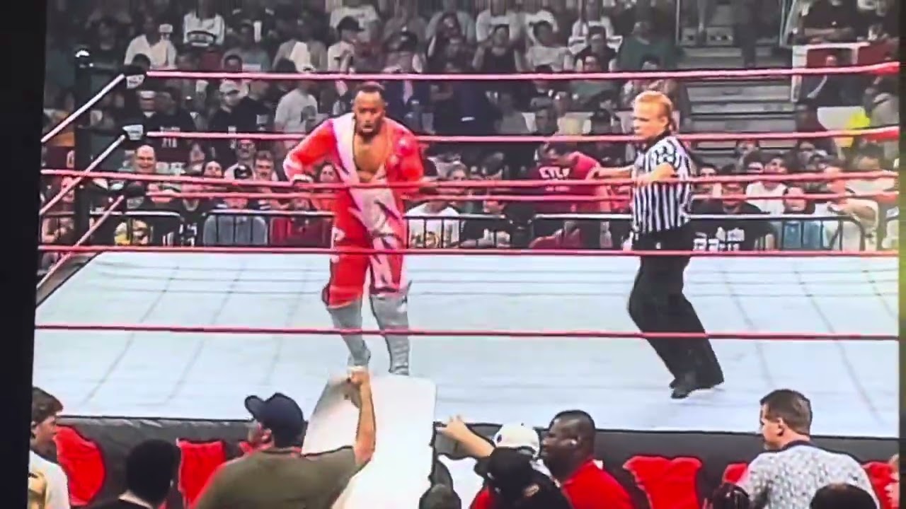 Vince McMahon With a What a Maneuver! & an Ohh Baby! On Commentary During Flash Funk vs Rob Van Dam