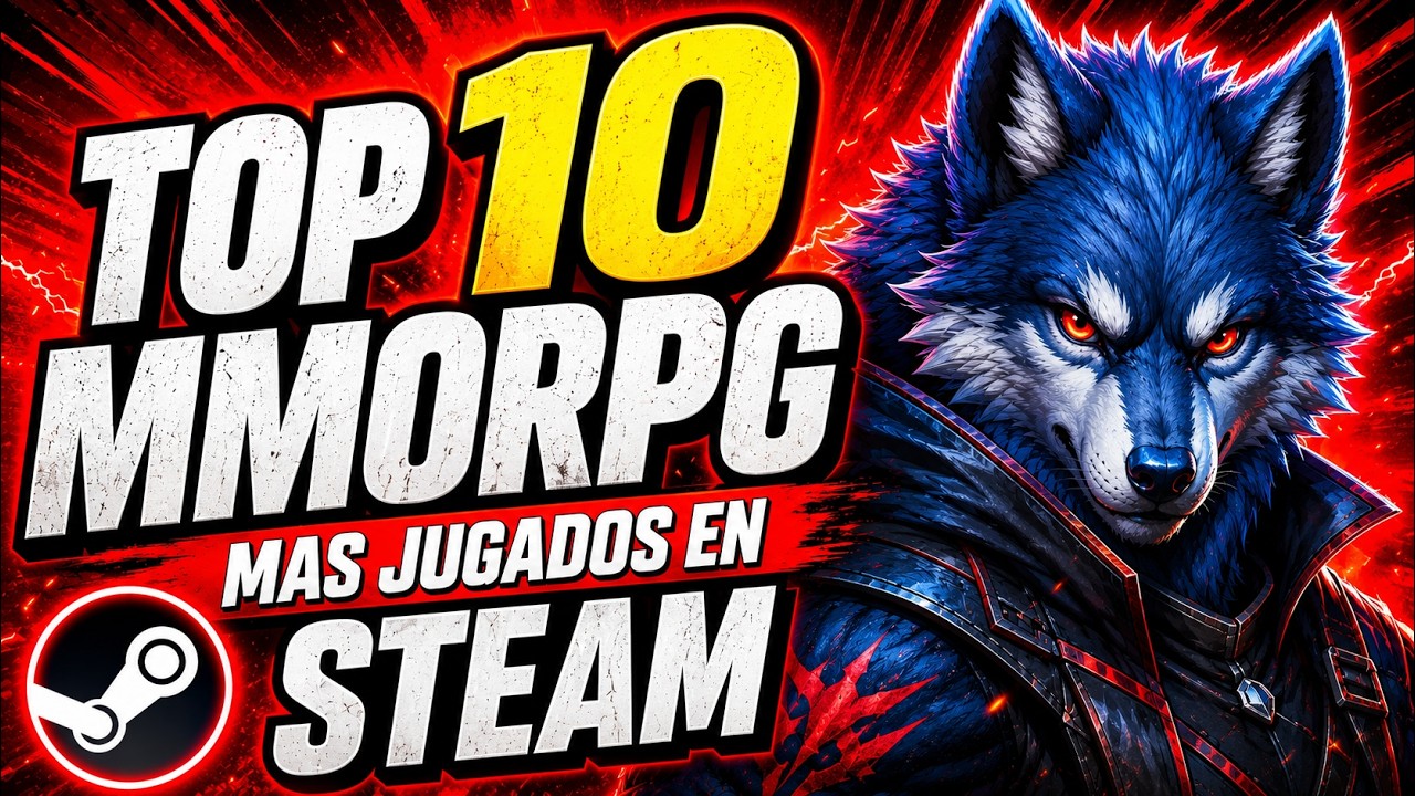 TOP 10 MMORPG GRATIS M&Aacute;S JUGADOS en STEAM en 2026