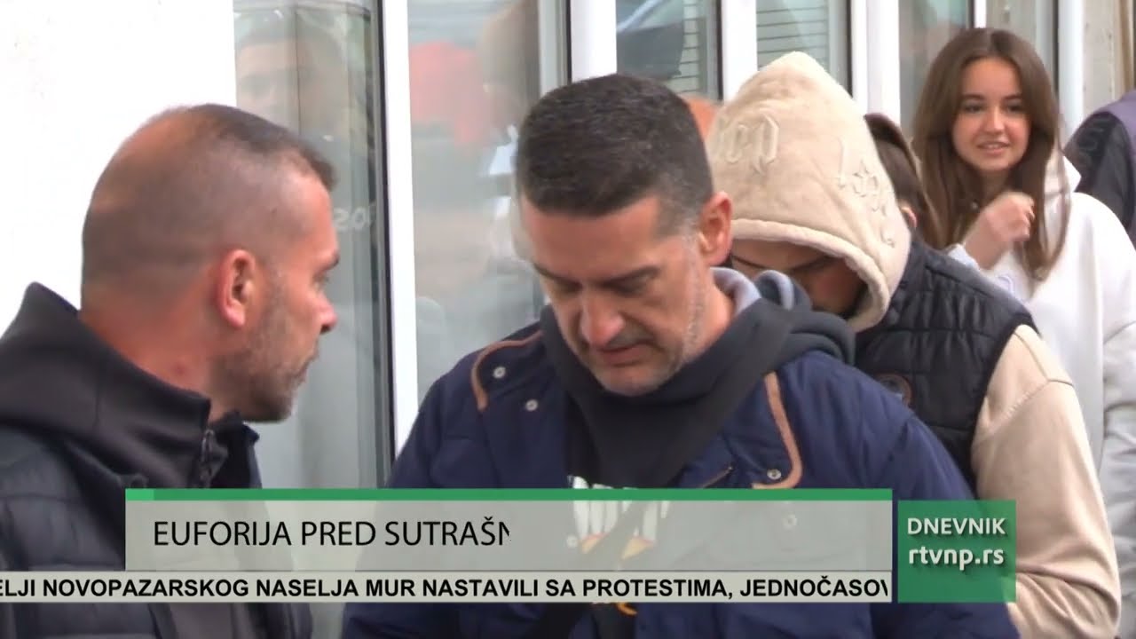 Euforija pred utakmicu FK Novi Pazar - FK Crvena Zvezda