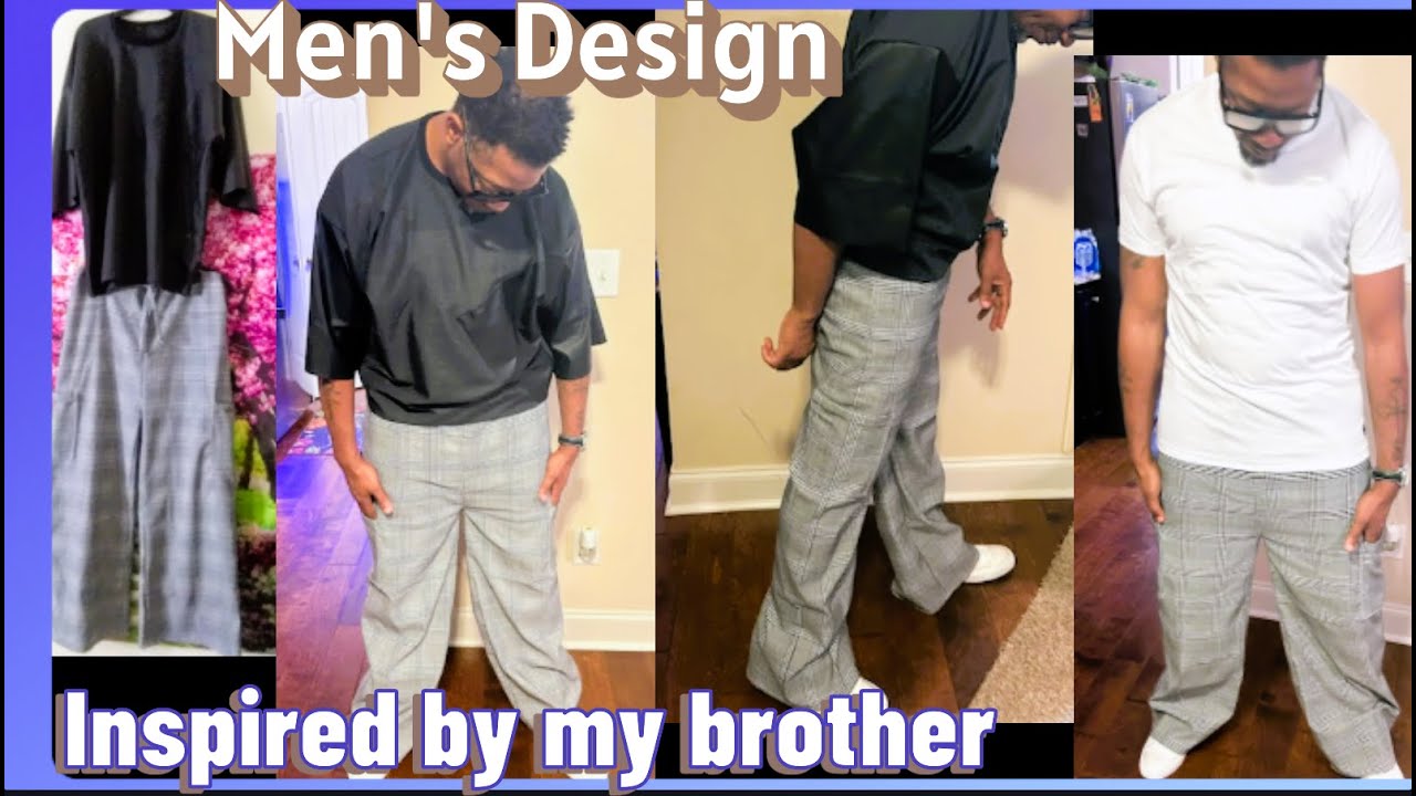 Men's design ideas ~ Back to designing and creating men's outfit #men'sdesign