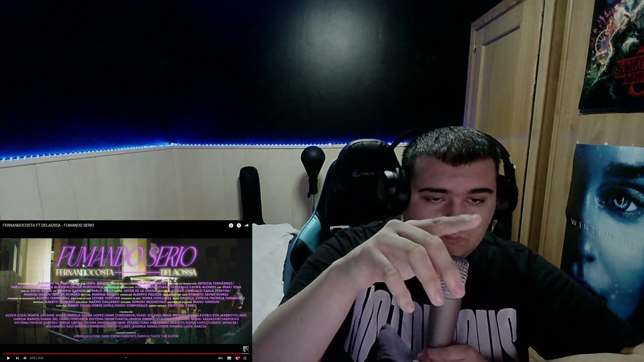 REACCI&Oacute;N a FERNANDOCOSTA FT DELAOSSA - FUMANDO SERIO