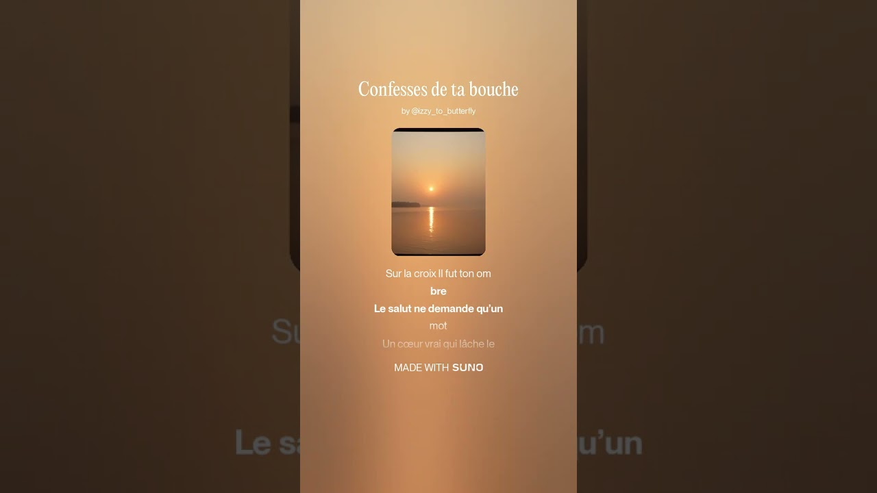 Confesses de ta bouche . #song #songlyrics #christiansongs #newmusic #music #soulfulmusic