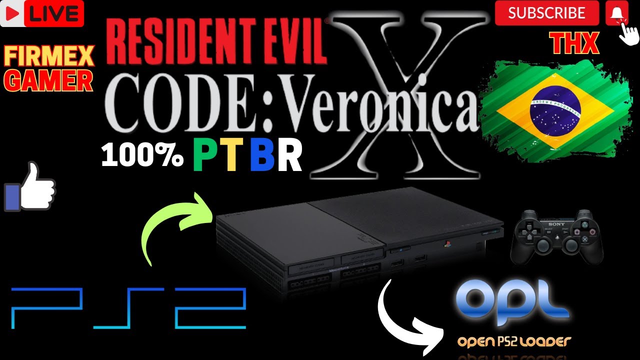 LIVE RESIDENT EVIL CODE: VERONICA X 100% PTBR ! NG DIRETAMENTE DO PS2 VIA OPL ! AO VIVO ! EN VIVO !