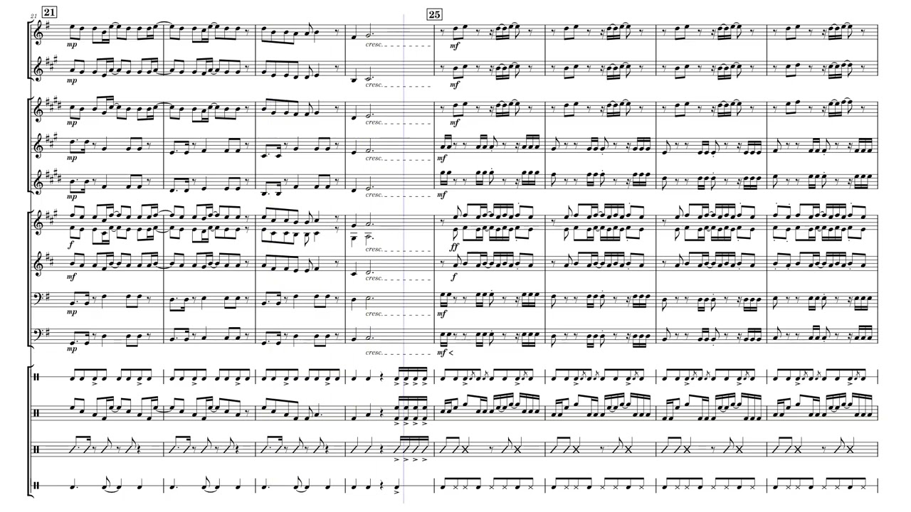 Can't Stop - Red Hot Chili Peppers (Arranged for Pep Band)