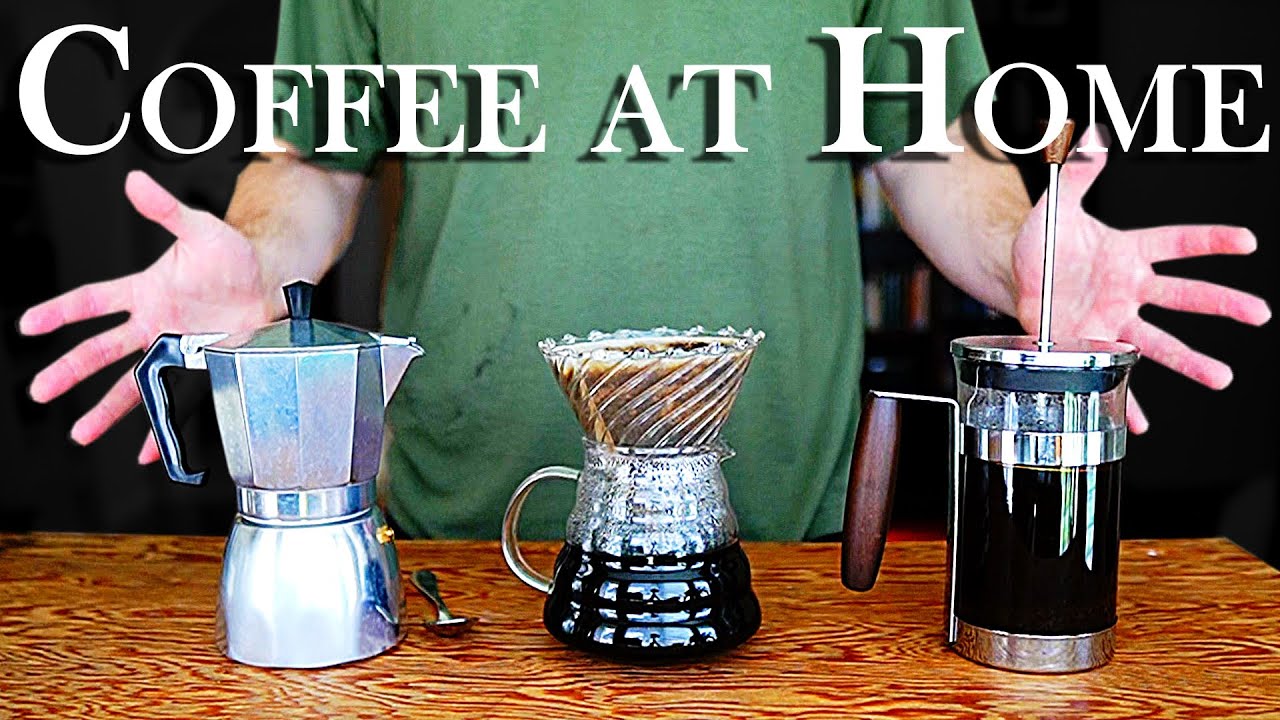 Coffee at Home || French Press vs Moka Pot vs Hario V60