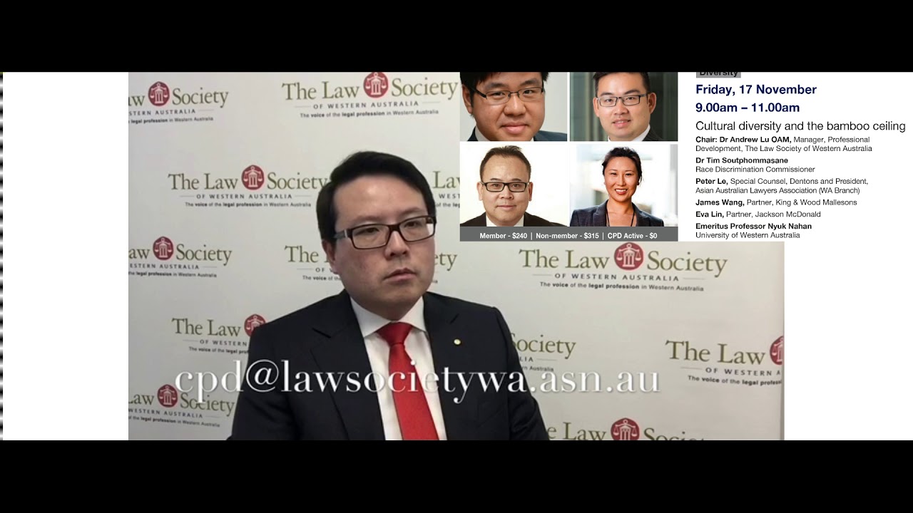 Dr Andrew Lu OAM discusses the Law Society's Continuing Professional Development Programme