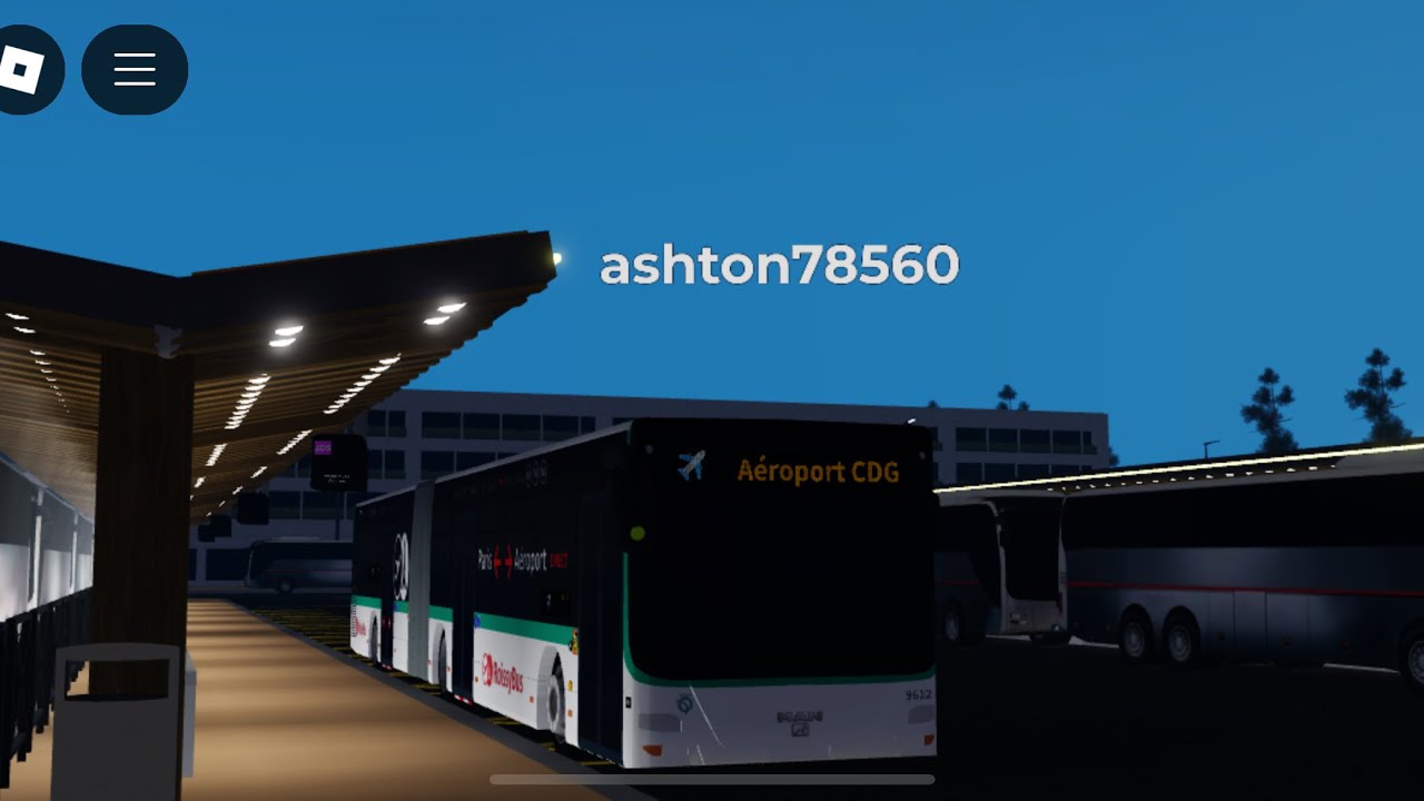 (Roblox) timelapse Tourville Transport simulateur ligne Roissy bus