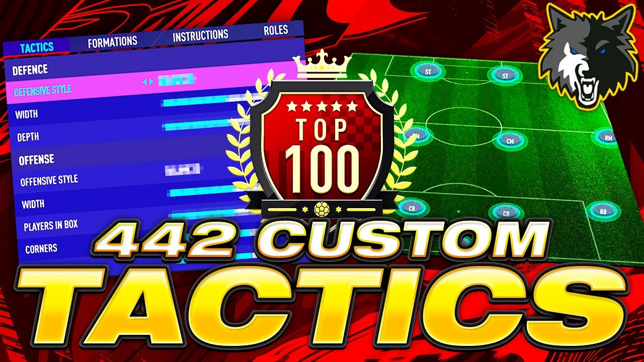 *NEW PATCH* BEST FIFA 21 TOP 100 30-0 CUSTOM TACTICS - BEST FIFA 21 ULTIMATE TEAM 442 CUSTOM TACTICS