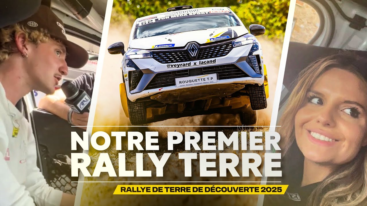 Vlog Rallye Terre de découverte 2025 | Découverte de la terre et de la Clio rally5 ! 🤩