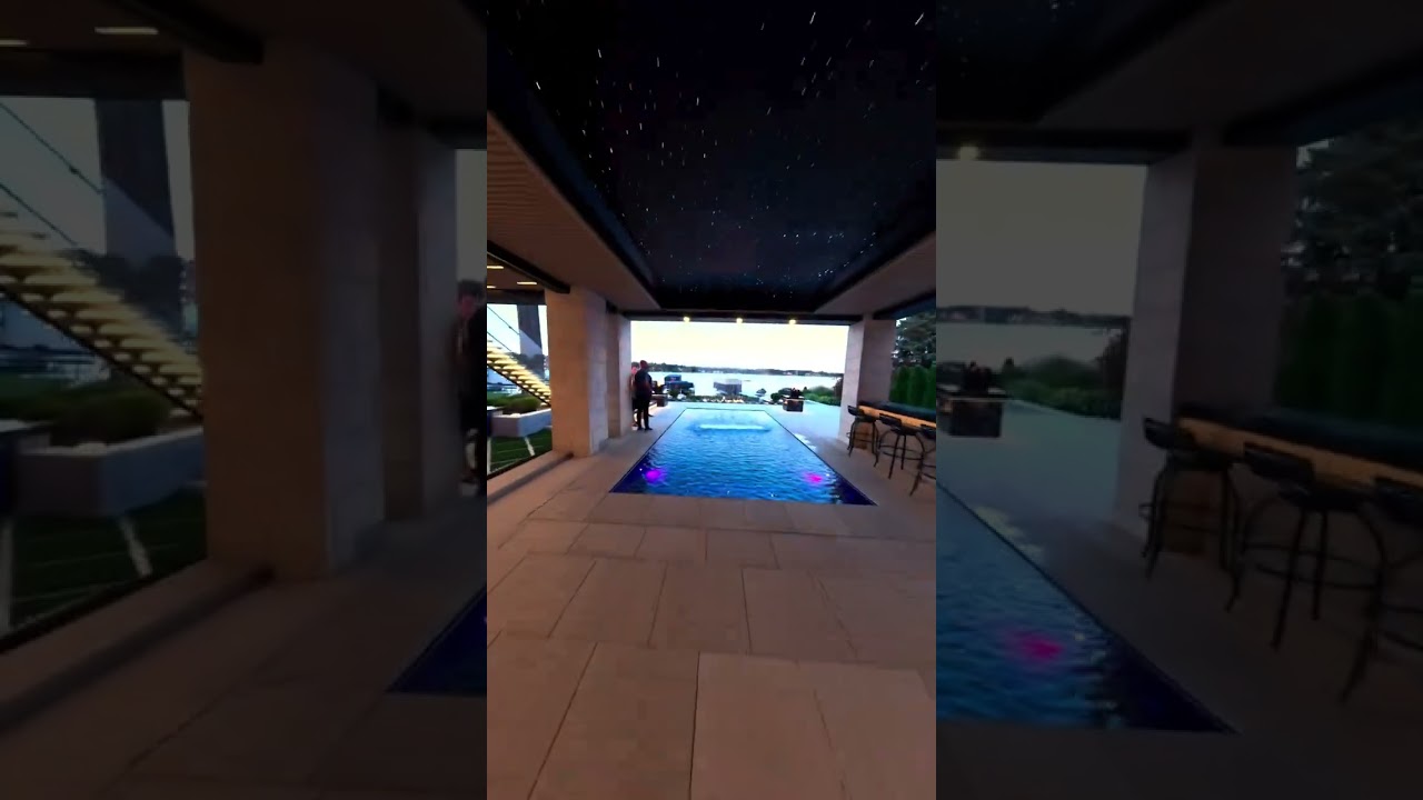 SLG Homes: Infinity Edge Pool Waterfall