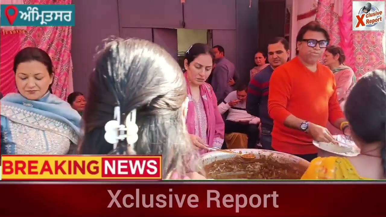 ਮਹਾ ਸ਼ਿਵਰਾਤਰੀ ਦੇ ਮੌਕੇ ਭਾਜਪਾ ਆਗੂ ਰਾਹੁਲ ਮਹੇਸ਼ਵਰੀ ਵੱਲੋਂ ਲਗਾਇਆ ਗਿਆ ਵਿਸ਼ਾਲ ਲੰਗਰ