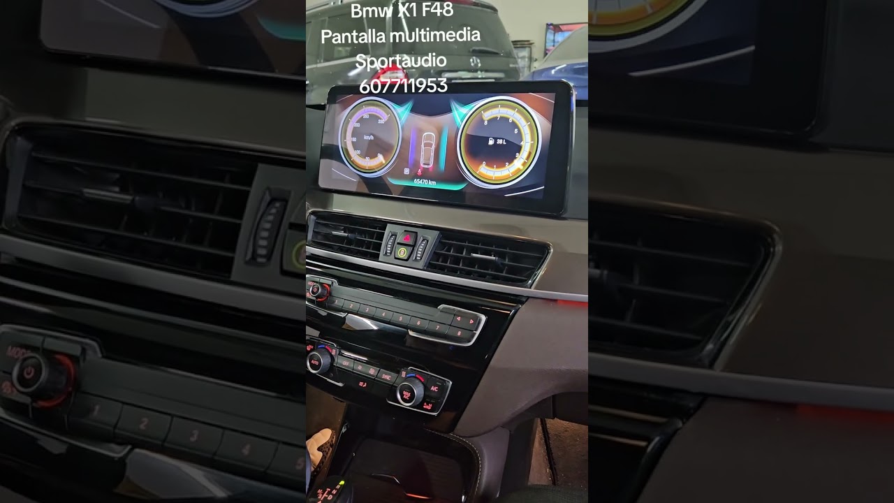 Bmw X1 F48 Sportaudio WhatsApp 607712953 nueva instalación de navegación pantalla 12.8 pulgadas 