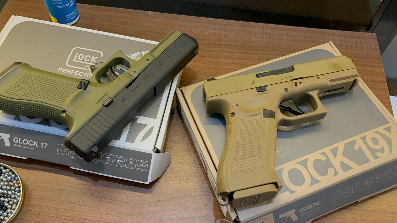 Tagos sa Lata Umarex Airgun Glock 19X Coyote unboxing and testing