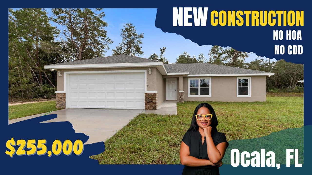 Brand New Home for less than $260,000 Ocala, FL | NO HOA NO CDD