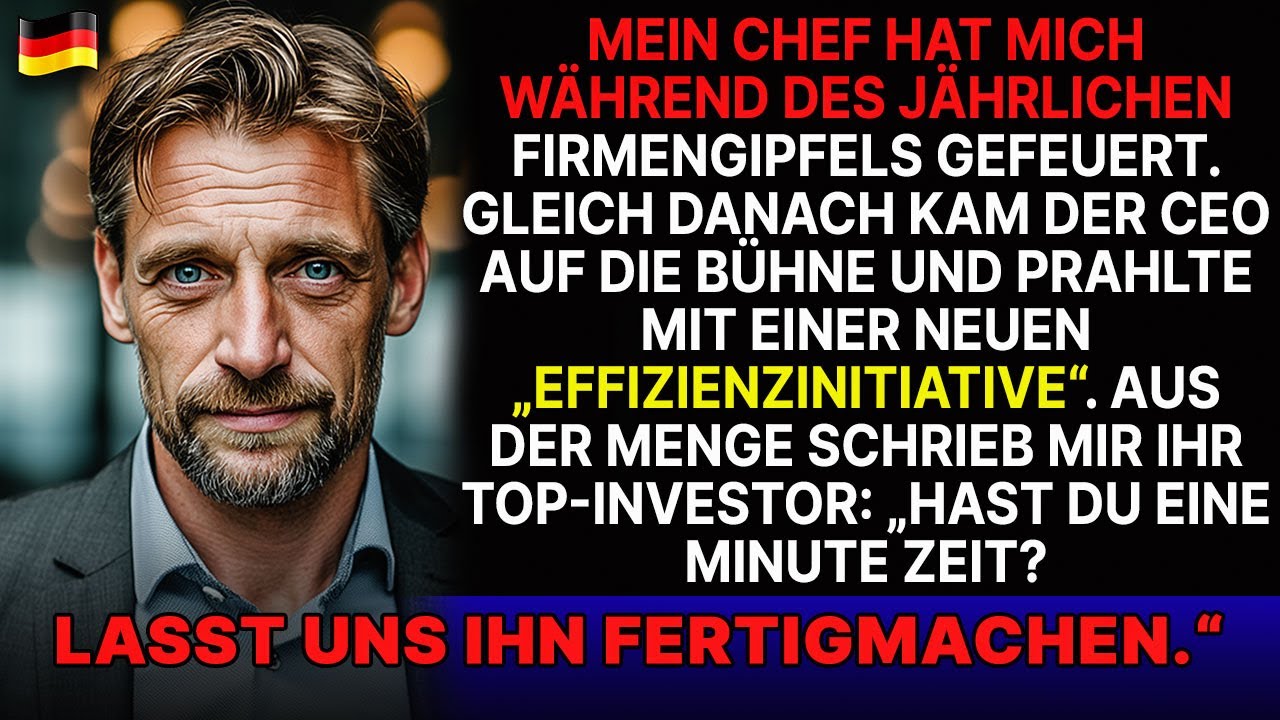 CEO feuerte mich nach 14 Jahren, stahl meine Plattform für 42 Mio  € – dann kam eine SMS...