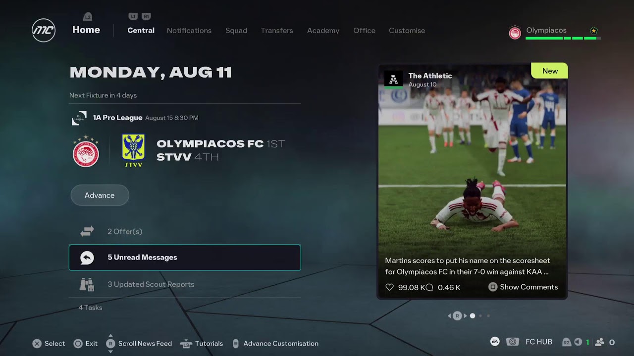 Fc 26 career mode