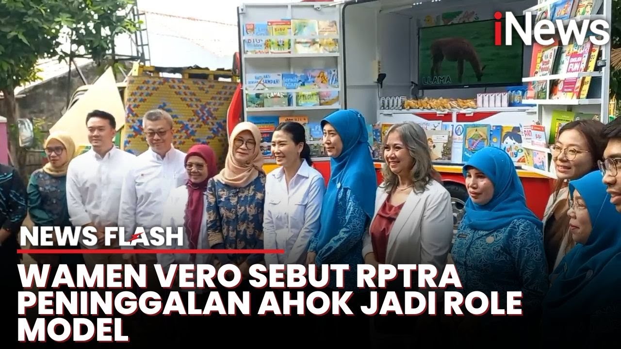 Dijadikan Role Model, Wamen PPPA Veronica Tan Tinjau RPTRA Garuda Cilangkap Warisan Ahok