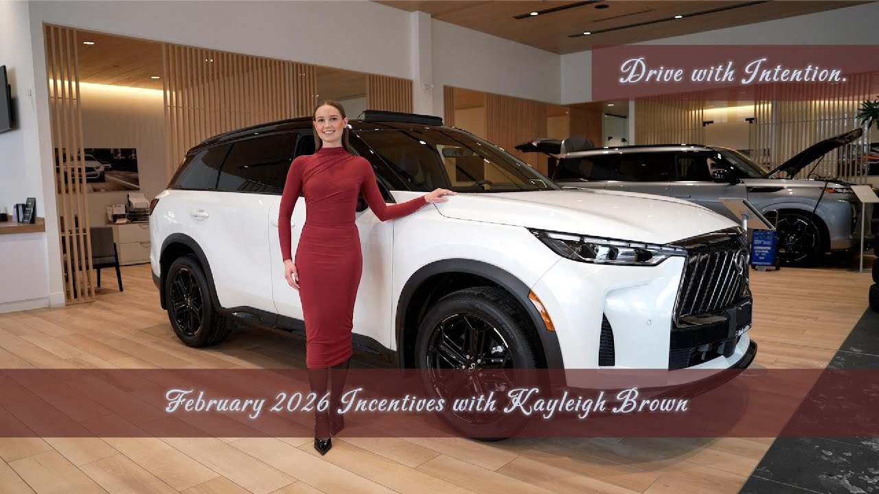 Drive with Intention this February. Kayleigh Brown explains Oakville INFINITI's luxurious incentives