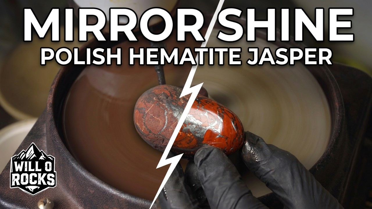 Polishing Jasper Hematite – Complete Beginner Lapidary Tutorial
