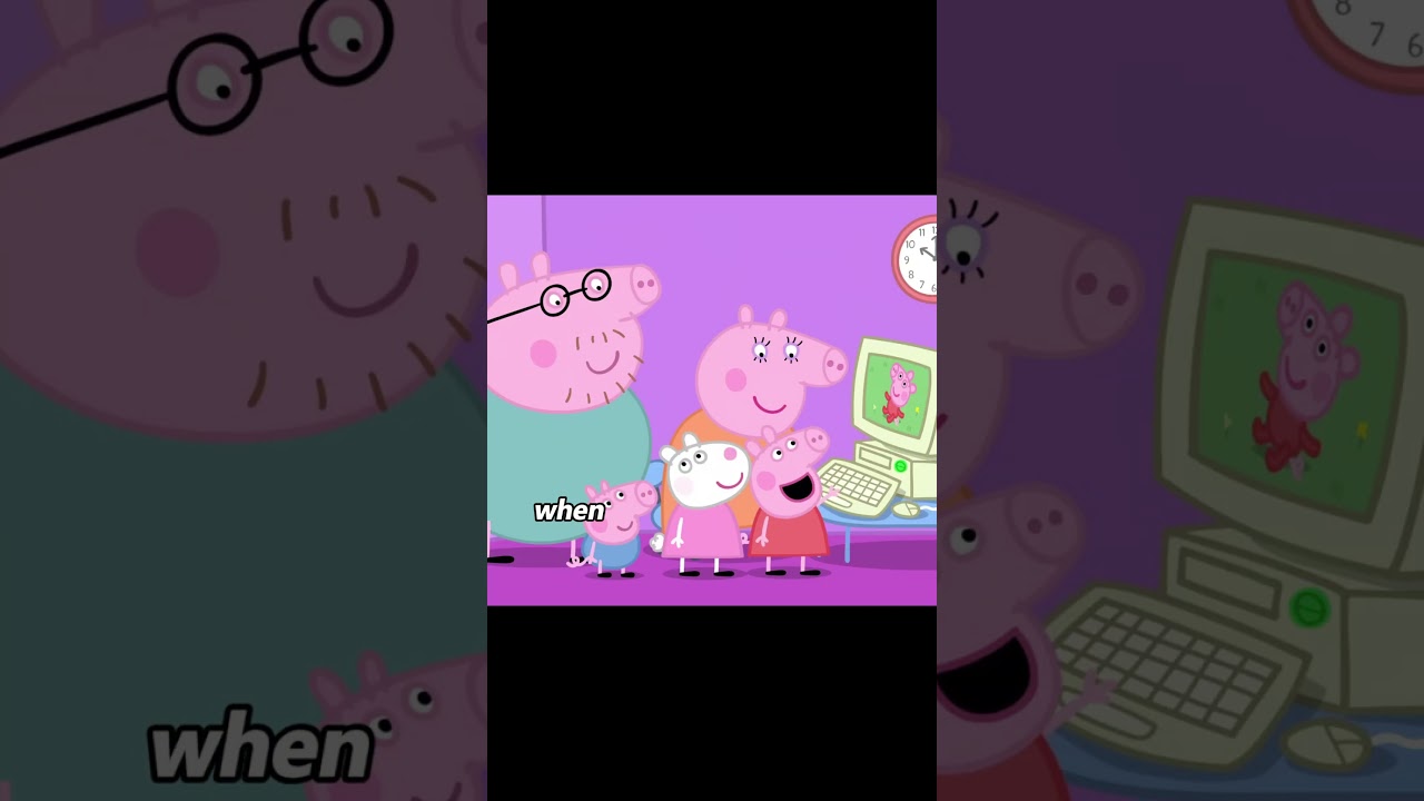 Daddy Pig and Mummy Pig actually locked Peppa's elder sister away!