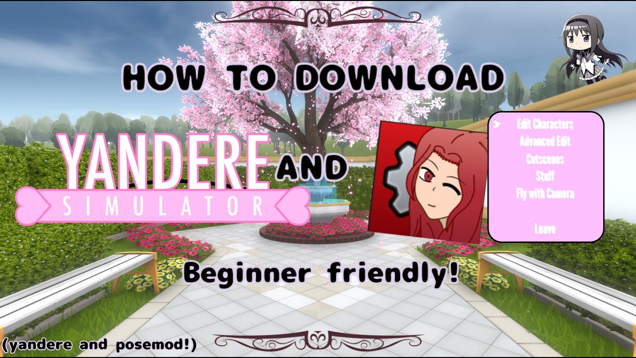 HOW TO DOWNLOAD YANDERE SİMULATOR AND POSEMOD *BEGİNNER FRİENDLY*! I Yandere Simulator