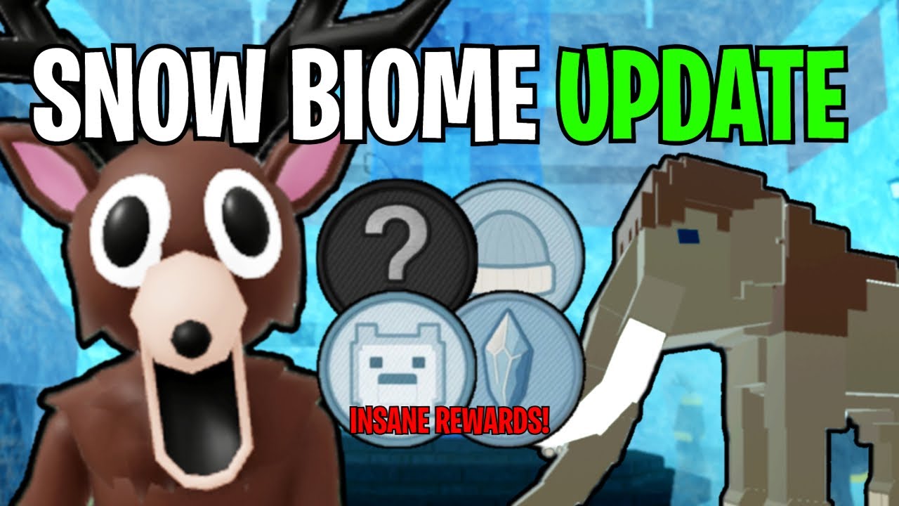 EVERYTHING NEW in *SNOW BIOME* Update in 99 Nights in The Forest! (Badges, Buildings, Enemies)