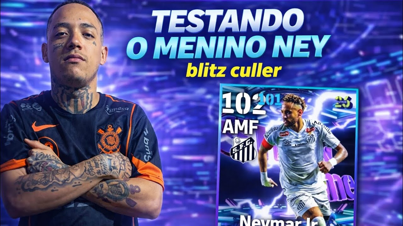 TESTANDO O MENINO NEY BLITZ CULLER #efotbal #efootball 