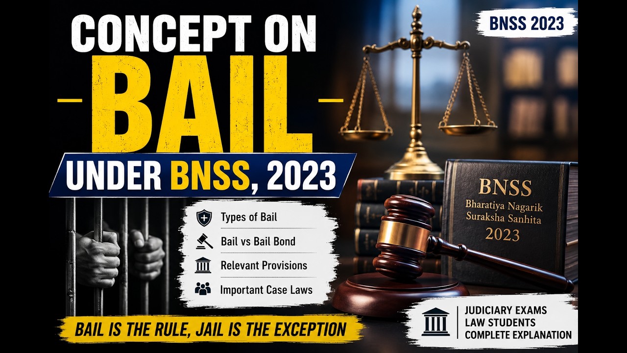 Bail is Rule, Jail is Exception | Complete Bail Concept Explained