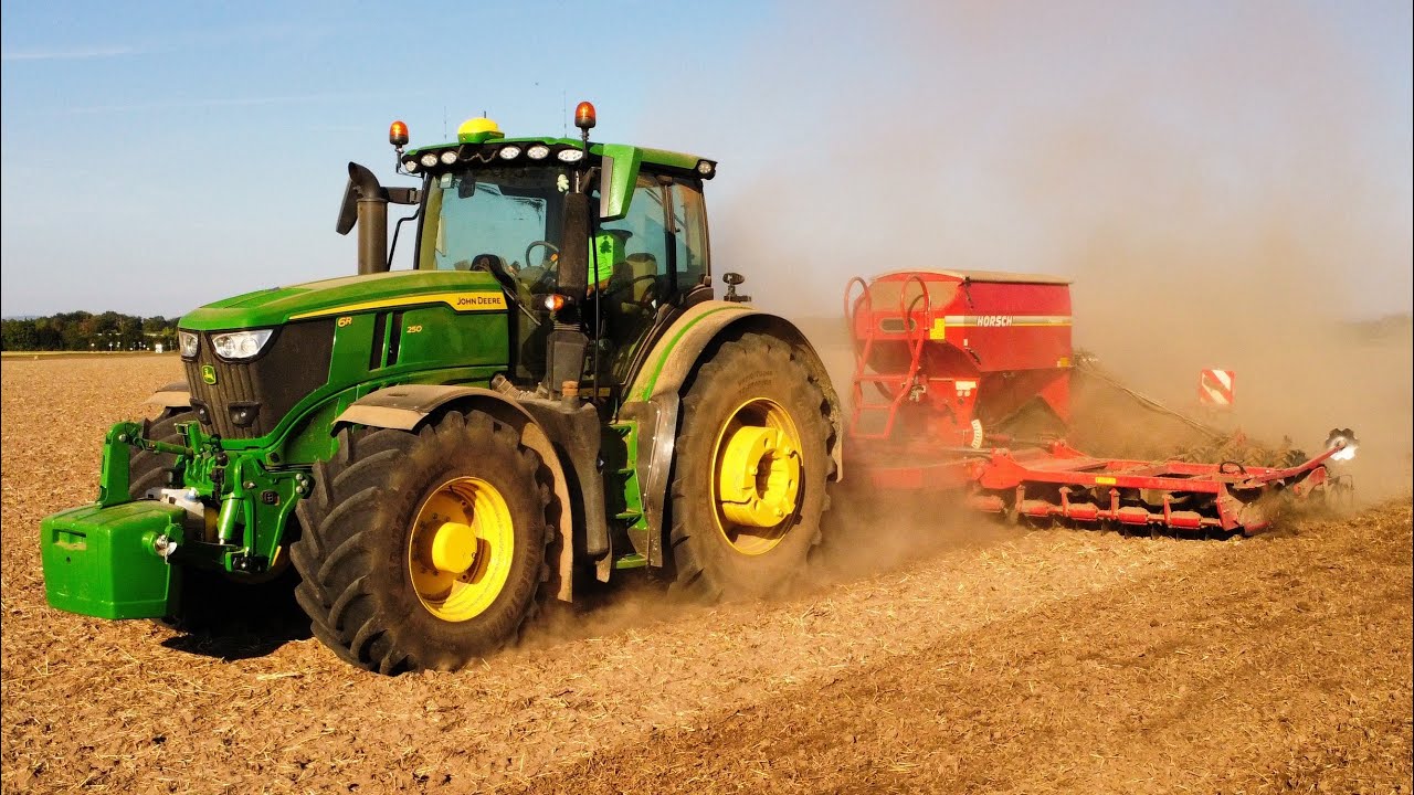 Nový John Deere 6R 250 + Horsch Pronto 6 DC | Setí řepky 2023