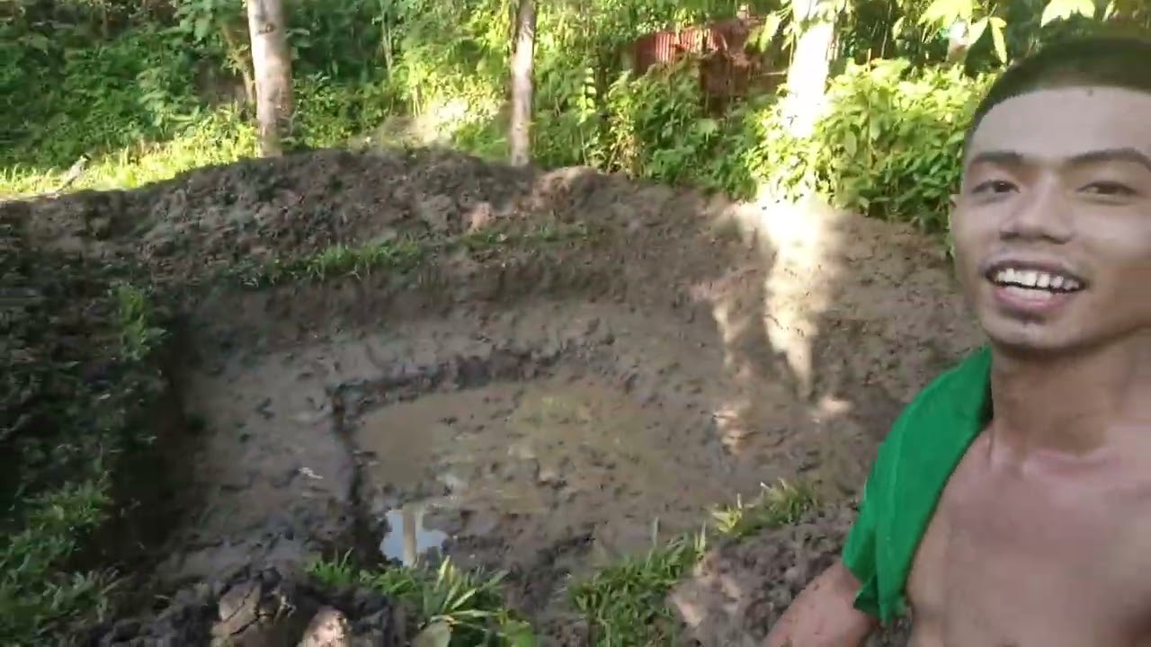 Bagong fishpond para sa Black Giant Tilapia fingerlings.