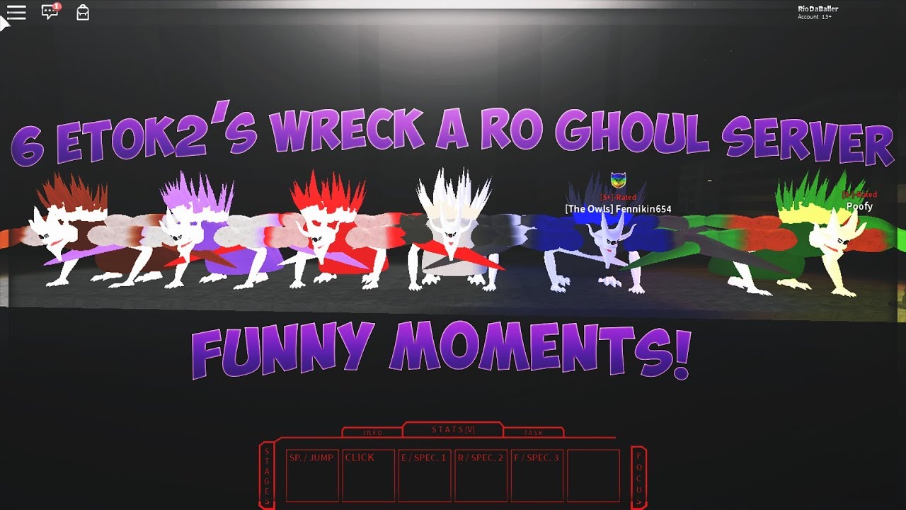 6 Etok2's Wreck A Ro-Ghoul Server (FUNNY MOMENTS!) | Ro-Ghoul