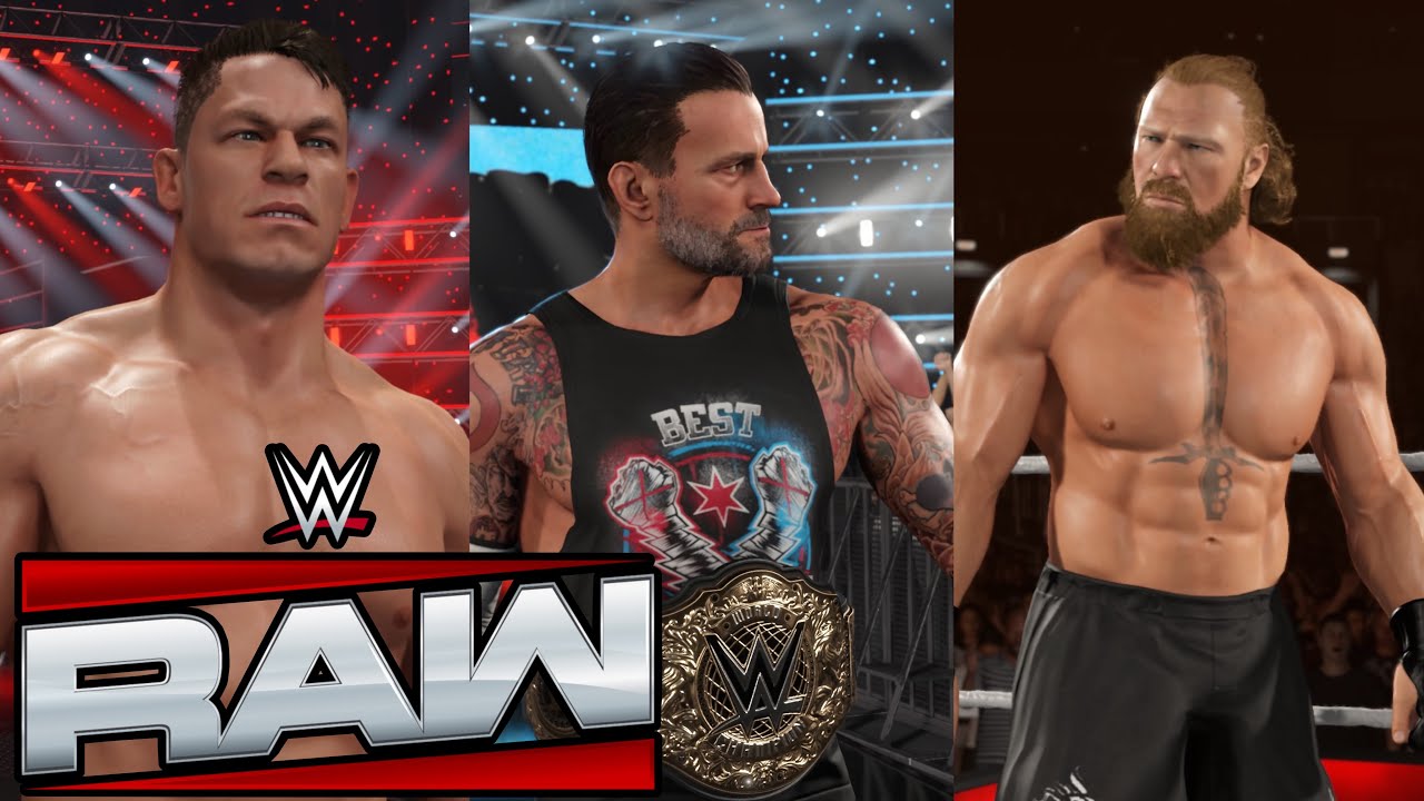 WWE 2K25 Universe Mode: CM Punk Vs. Brock Lesnar | Raw