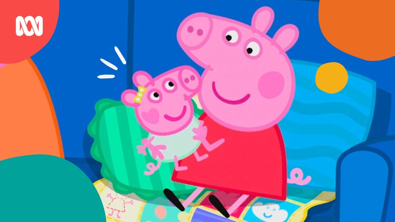 Peppa learns how to hold baby Evie 🍼🐽 | Peppa Pig | ABC Kids