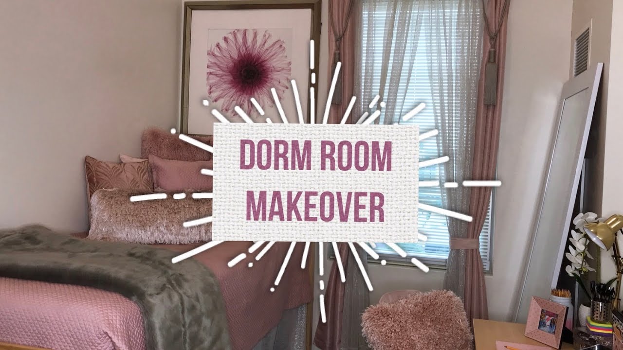 Interior Design | Pink Dorm Room Makeover | Tips