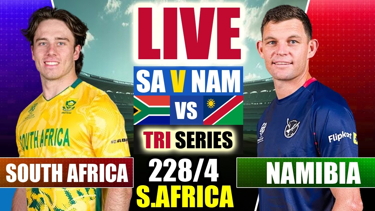 🔴LIVE: South Africa vs Namibia, 2ND INNINGS |  SA vs NAM Live Cricket Match Today